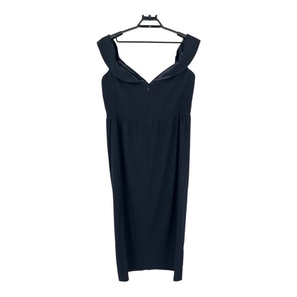 City Chic Dress Ripple Love off the shoulder black size L 20 - Picture 6 of 7